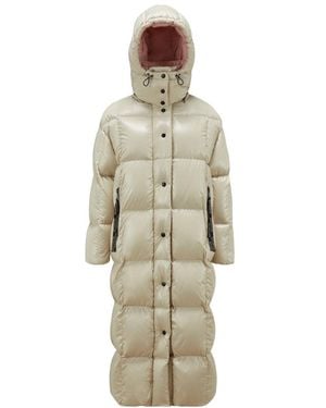 Moncler Parnaiba Long Down Jacket - Metallic