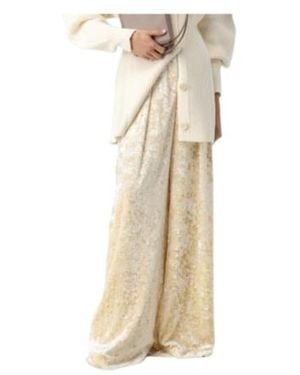 Jil Sander High-Shine Wide-Leg Pants - Natural