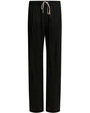 Rick Owens Dietrich Drawstring Trousers - Black
