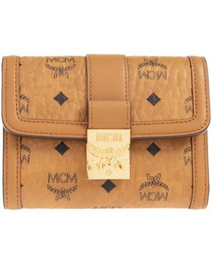 MCM Logo Wallet - Natural
