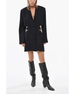 Jacquemus Bari Open-Back Blazer Dress - Black