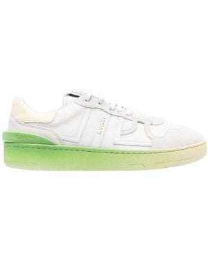 Lanvin Clay Lace-Up Trainers - Green