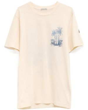 Moncler Archive Graphic T-Shirt - Natural