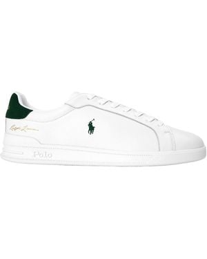 Polo Ralph Lauren Retro Low-Top Trainers - Metallic