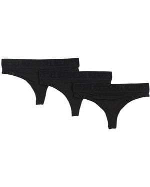 DIESEL Solid-Color Briefs - Black