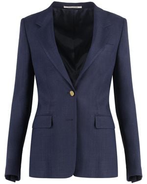 Tagliatore Single-Breasted One Button Jacket - Blue