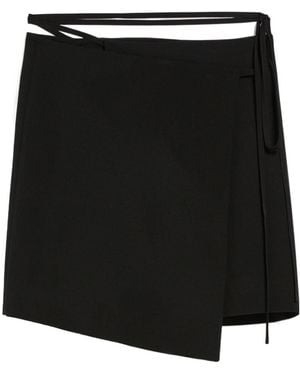 Sportmax Mini Wrap Skirt - Black