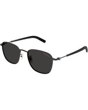 Montblanc Eyewear Square Frame Sunglasses - White