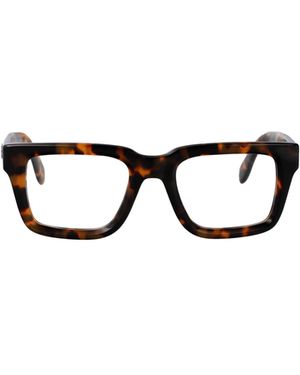 Palm Angels Tortoiseshell-Effect Glasses - White