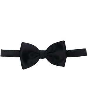 Tagliatore Hook And Eye Fastened Papillon Bow Tie - White