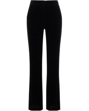Patrizia Pepe High-Waisted Casual Pants - Black