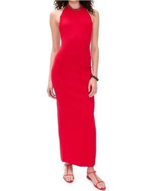 STAUD Backless Dress - Red