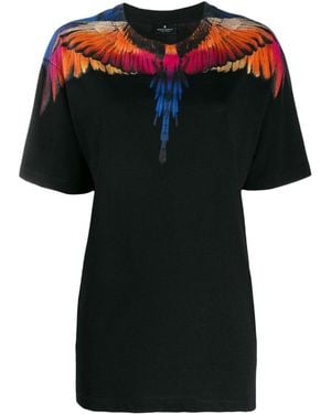 Marcelo Burlon Wings Printed T-Shirt - Black