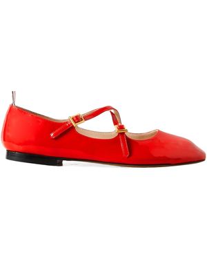 Thom Browne Thom John Ballet Flats - Red