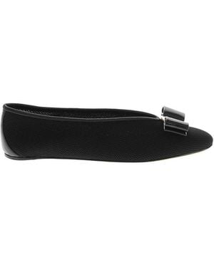 Ferragamo Vanna Ballet Flats - Black