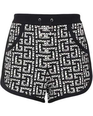 Balmain Logo Shorts - Black