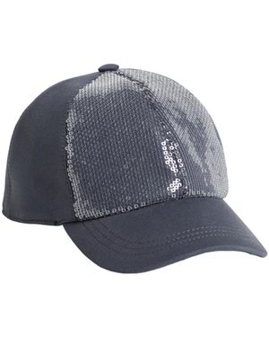 Brunello Cucinelli Sequin-Embellished Baseball Cap - Blue