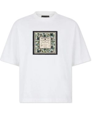 DSquared² Graphic Front Print T-Shirt - White