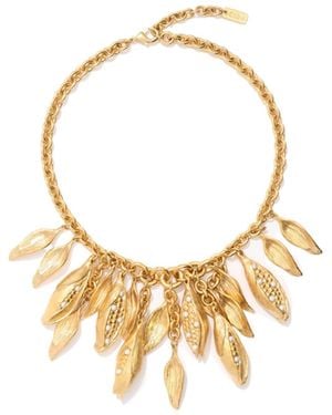 Chloé Corn Necklace - Metallic
