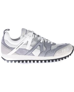 Emporio Armani Logo Sports Shoes - White