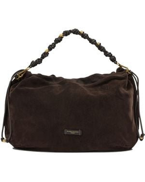 Gianni Chiarini Drawstring Shoulder Bag - Black