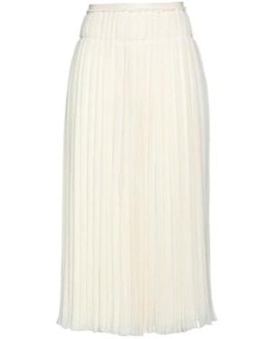 Chloé Simple Pleated Skirt - White