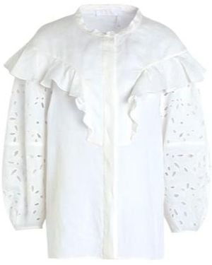 Chloé Solid Color Knit Shirt - White