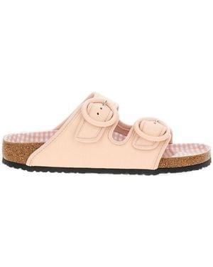 Birkenstock Double-Buckled Open Toe Sandals - Pink
