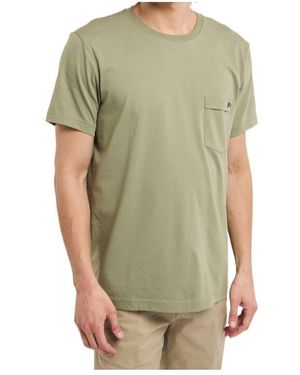 Fay Pocket Crew Neck T-Shirt - Green