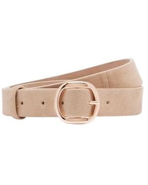 Gabriela Hearst Elster Suede Belt - Pink