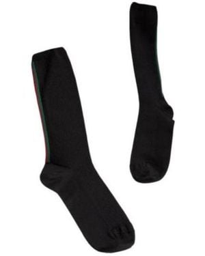 Gucci Web Stripe Socks - Black