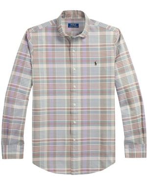 Polo Ralph Lauren Long Sleeve Check Shirt - Gray