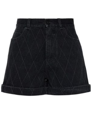 Balmain Belt Loop Shorts - Black