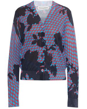 Dries Van Noten Long Sleeve Cardigan - Blue