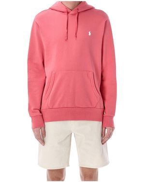 Ralph Lauren Polo Loopback Fleece Hoodie - Pink