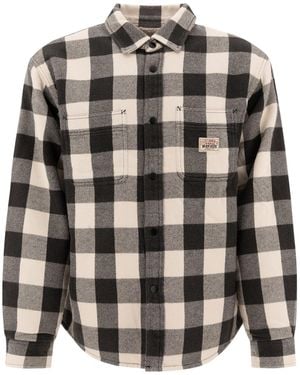 Stussy Stüssy Buffalo Plaid Curved Hem Shirt - Black