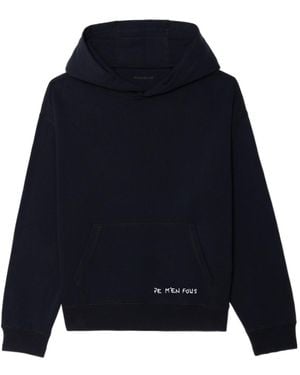 Zadig & Voltaire Sacha Long-Sleeves Hoodie - Blue