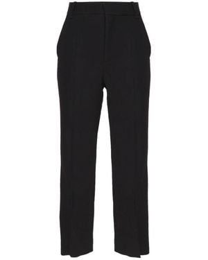 Chloé Chloé Cropped Tailored Trousers - Black