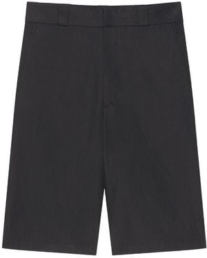 Givenchy Logo-Patch Chino Shorts - Black