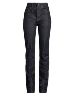 Saint Laurent Dark Straight-Leg Jeans - Blue