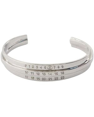 MM6 by Maison Margiela Numbered Cuff Bracelet - White