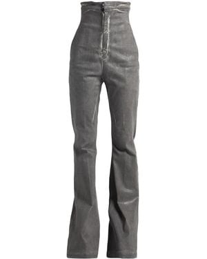 Rick Owens Colorful Stretch Flared Jeans - Gray