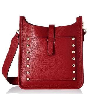 Rebecca Minkoff Rivet Shoulder Bag - Red