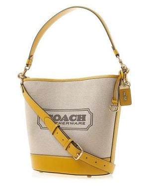 COACH Dakota Bucket Bag - Metallic