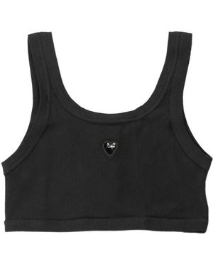 Baserange Crew Neck Vest - Black