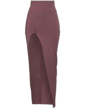 Rick Owens Simple Straight Skirt - Purple