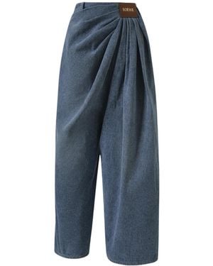 Loewe Draped Jeans - Blue