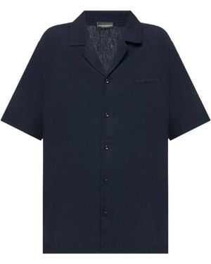 Emporio Armani Short-Sleeve Shirt - Blue