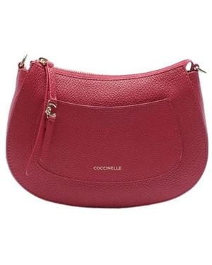 Coccinelle Chain-Detail Shoulder Bag - Red