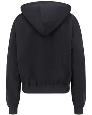 Y-3 Brushed Terry Boxy Hoodie - Black
